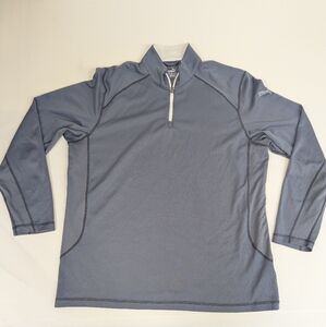 Puma Baby Blue Half Zip Pull Over Tech Top Men's XL [169]